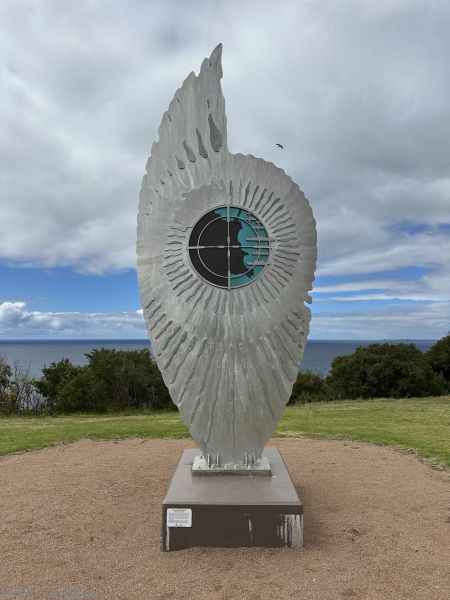 Eye on the Horizon sculpture by Braham Stevens