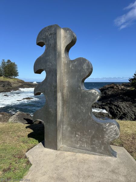 Making Waves sculpture by Bert Flugelman