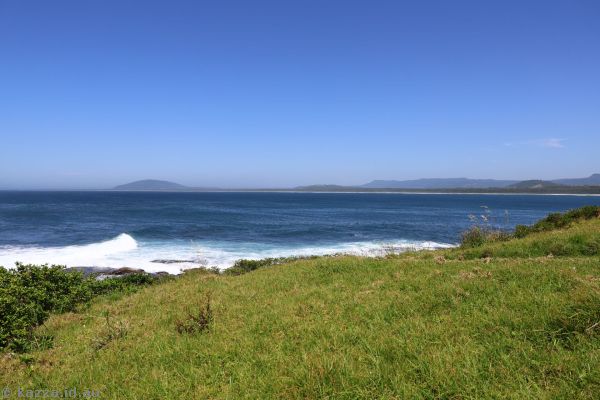 View along Gerroa Beach from Gerroa Headland