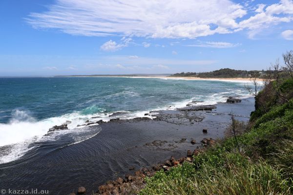 Culburra Beach East from Penguin Head Lookout