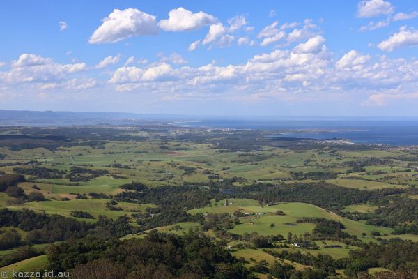 View northeast from Saddleback Mountain