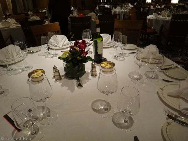 Table 1, Britannia Restaurant