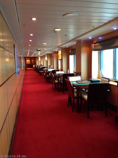Starboard side games corridor