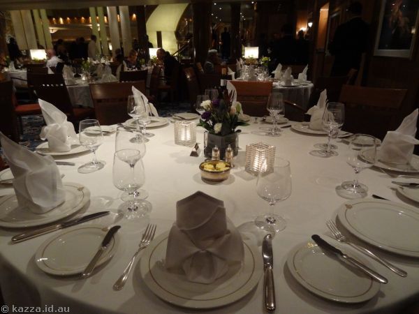 Table 1, Britannia Restaurant