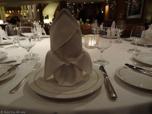 Table 1, Britannia Restaurant