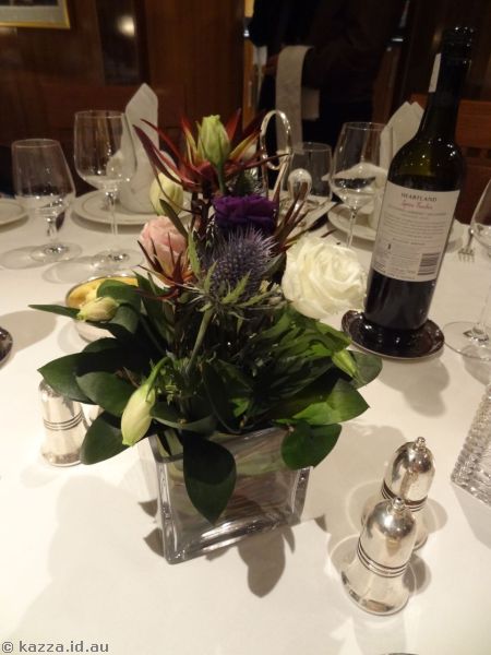 Table 1, Britannia Restaurant