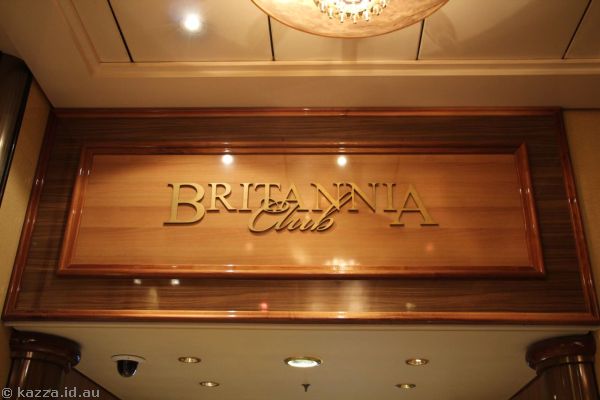 Britannia Club sign