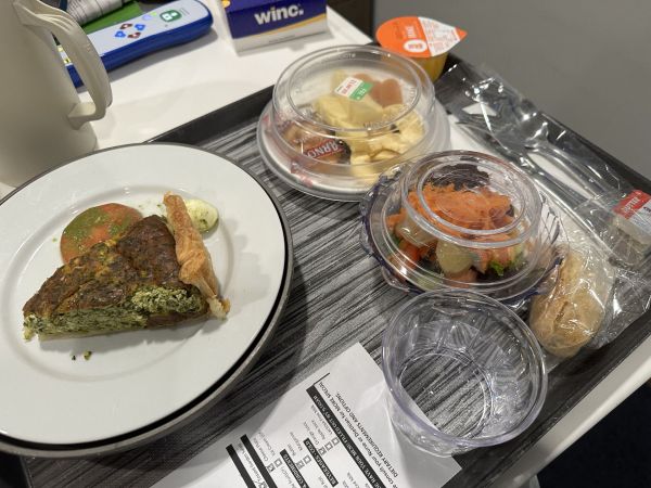 Dinner at the hospital