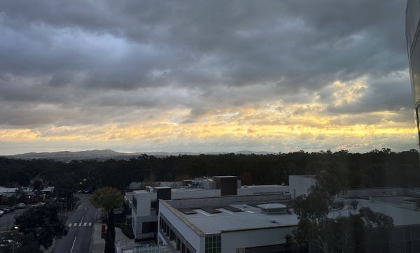 Sunrise from Calvary Private Hospital