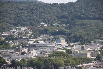 View west from Kyoto Tower