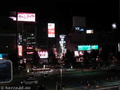 View west of Nagoya from the station