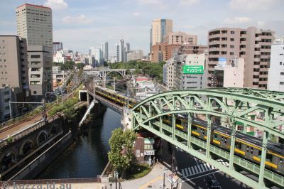 Looking towards Ochanomizu from a building in Akihabara