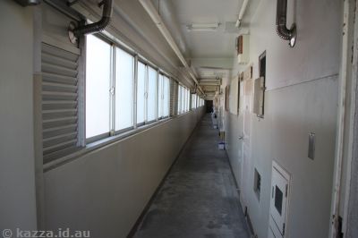 The building I climbed up was an apartment building