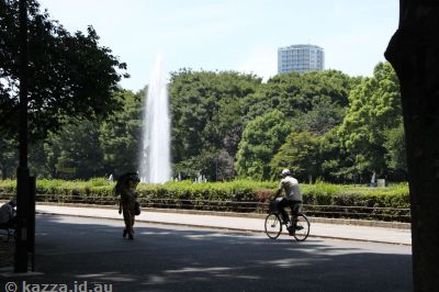 Fountain in Ueno Park