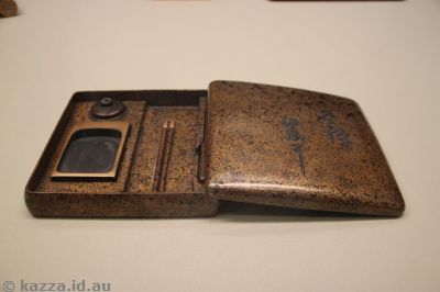 Writing boxes in maki-e lacquer - these things were amazing!