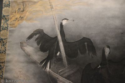 Cormorant painting
