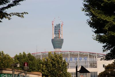 Tokyo Sky Tree under construction