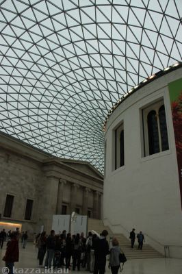 The grand foyer of the British Museum