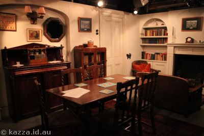 Dining room of the TV set
