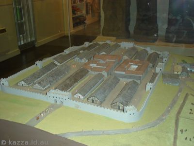 Model of Housesteads fort