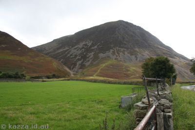 Fields off B5289 near Crummock Water