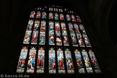 Stained glass in Gloucester Cathedral