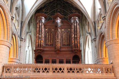 Organ in Gloucester Cathedral