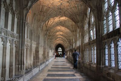 Cloisters in Gloucester Cathedral