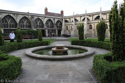 Cloister in Gloucester Cathedral