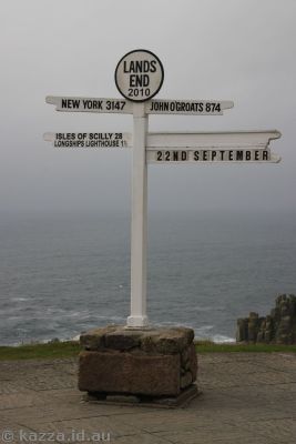 Signpost at Land's End