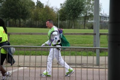 Buzz Lightyear was also running