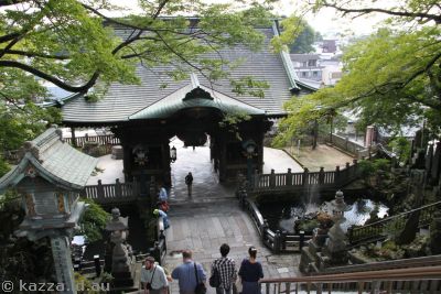 Temple area in Narita