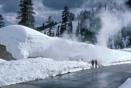 David and me at a steam vent