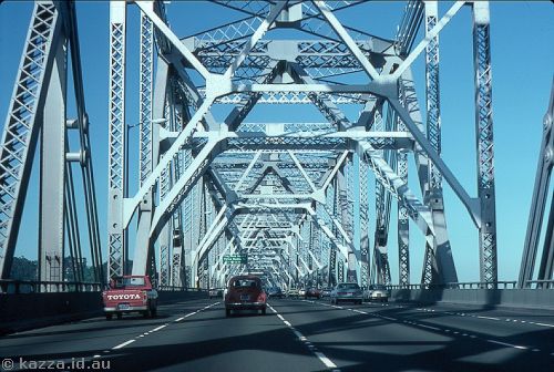 Double deck freeway on the Bay Bridge