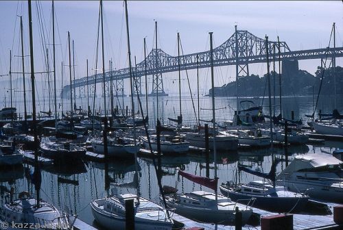 Oakland Bay Bridge and Marina
