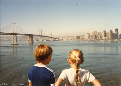 Oakland Bay Bridge and San Francisco