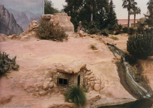 Desert scene from train at Knott's Berry Farm