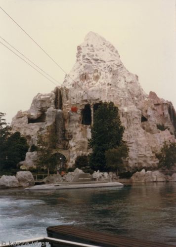 Submarine and Matterhorn at Disneyland