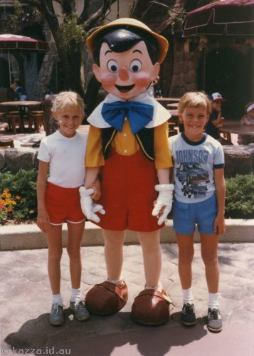 David and me with Pinocchio