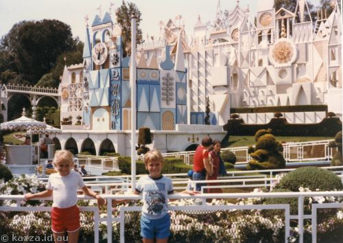 David and me outside Small World