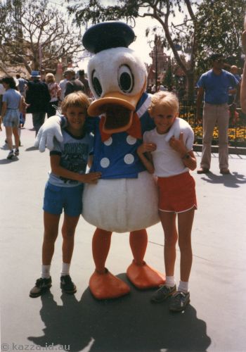 David and me with Donald Duck