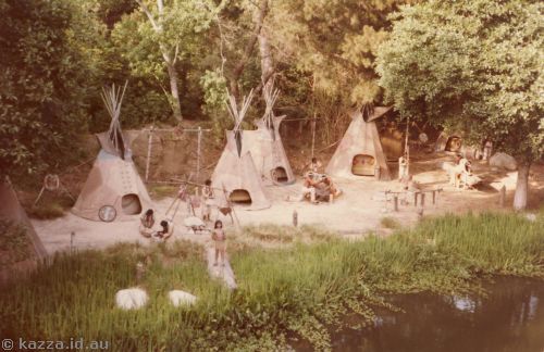 Native American Village from Mark Twain River Cruise