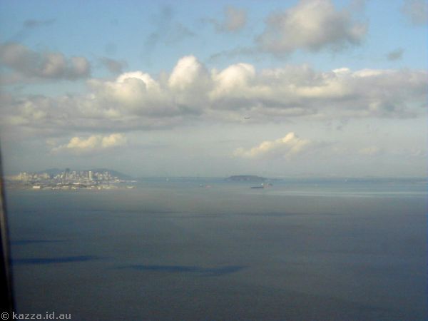 San Francisco and Bay Bridge