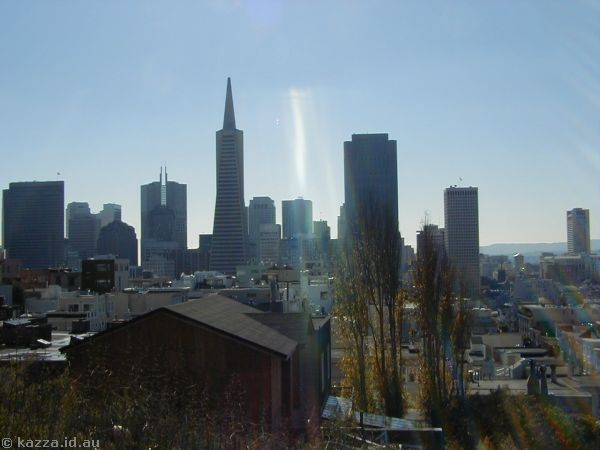City from Coit Tower lookout