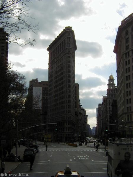 Flatiron Building<br>I had to get a photo of this building because there is a picture of it in the subway where I have lunch a couple of times a week