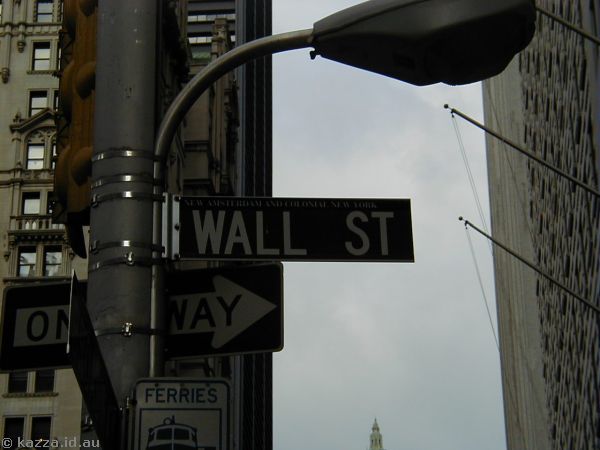 Wall Street Sign