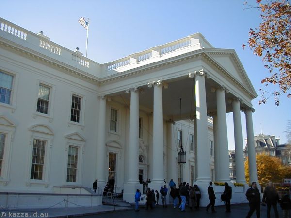 Entrance to the White House