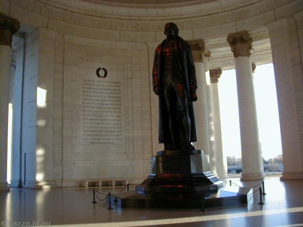 Inside Jefferson Memorial