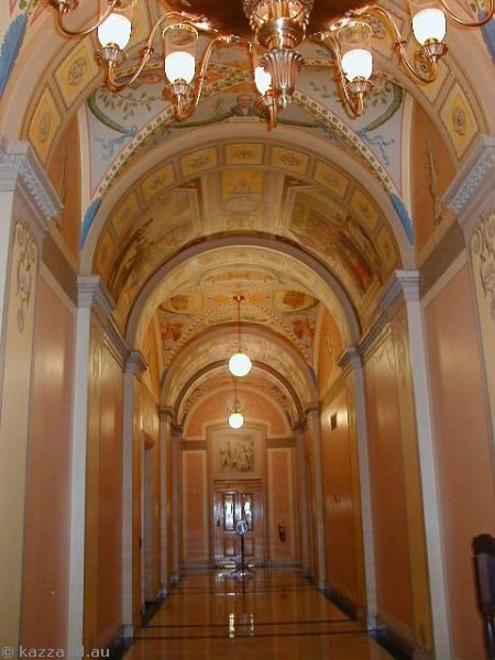 Decorative halls in the Capitol Building