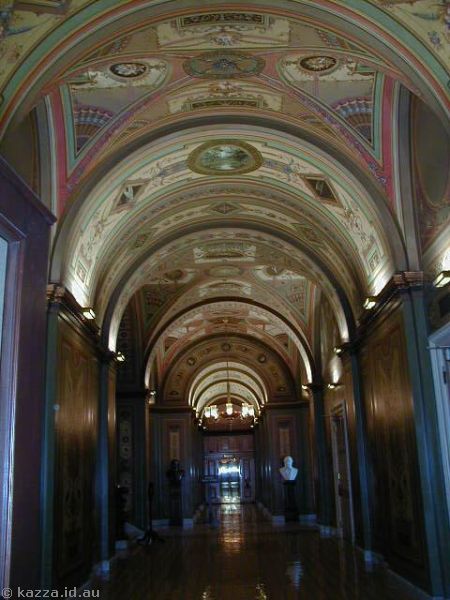 Decorative halls in the Capitol Building